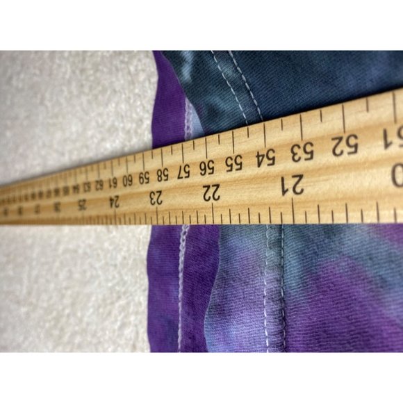 3 for $15 Happy Hour Tie Dye Short Sleeve T-Shirt Purple White Size Small - Picture 3 of 6